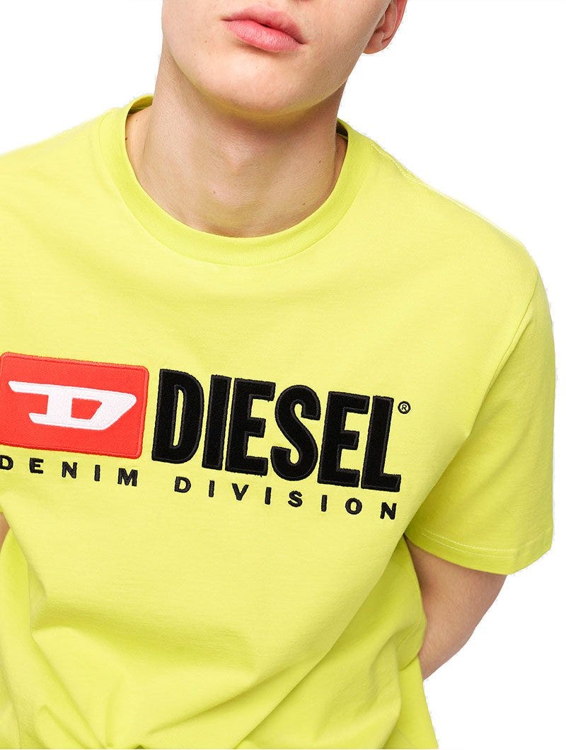 T-JUST-DIVISION T-SHIRT IN GELB
