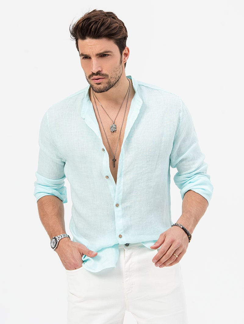 OTIS LINEN SHIRT - 100% Linen, Lightweight & Stylish