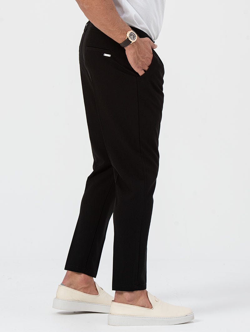 LINCOLN CASUAL PANTS IN BLACK