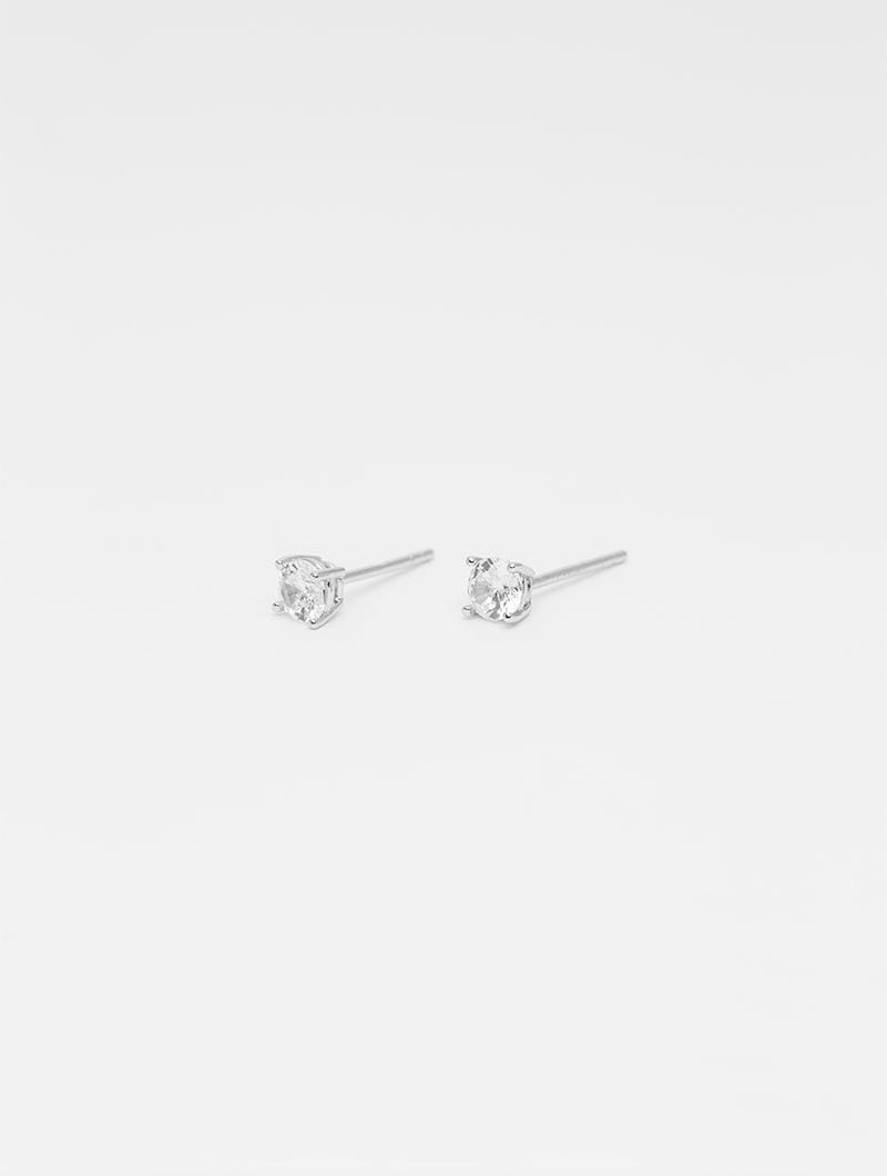 ALY EARRINGS WITH WHITE ZIRCONS