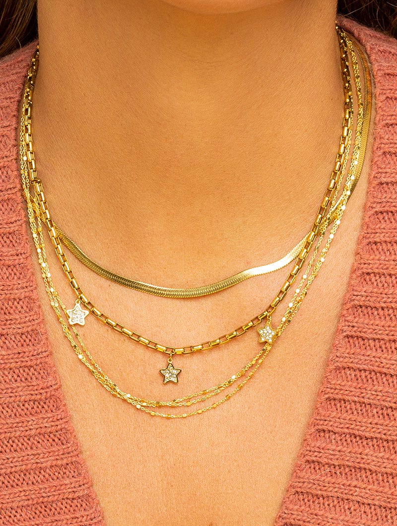 HARPER NECKLACE IN GOLD COLOR