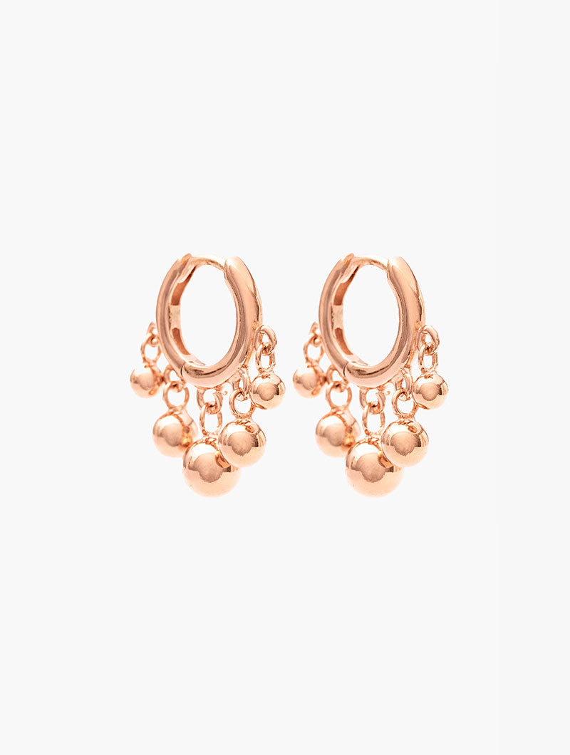 IVY EARRINGS IN ROSE GOLD COLOR