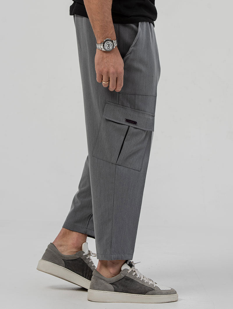 FELIX PANTALON CARGO EN GRIS