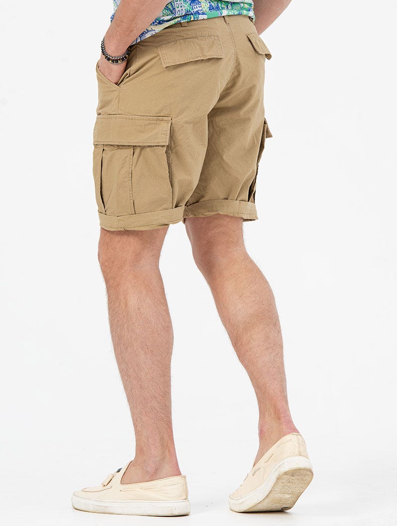 GAB SHORT CARGO EN BEIGE