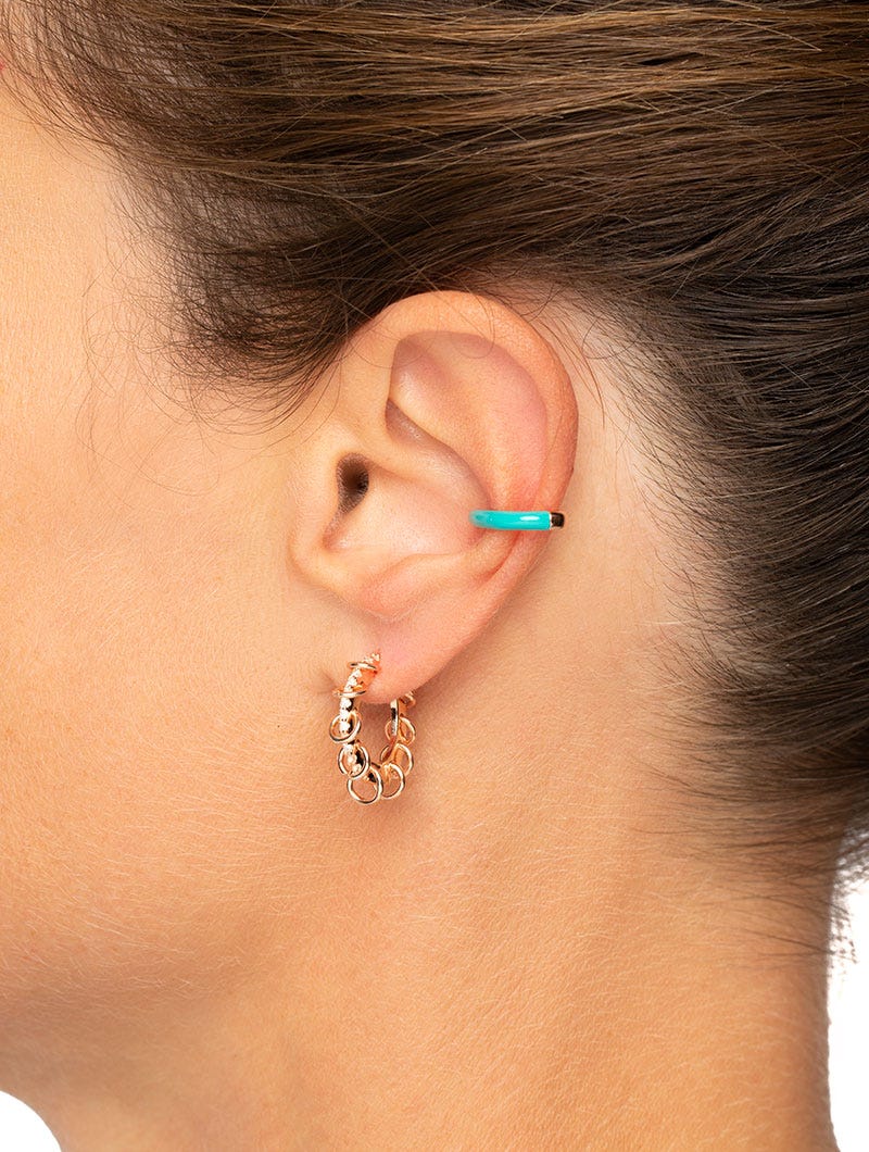 LILY EARCUFF IN TURQUOISE
