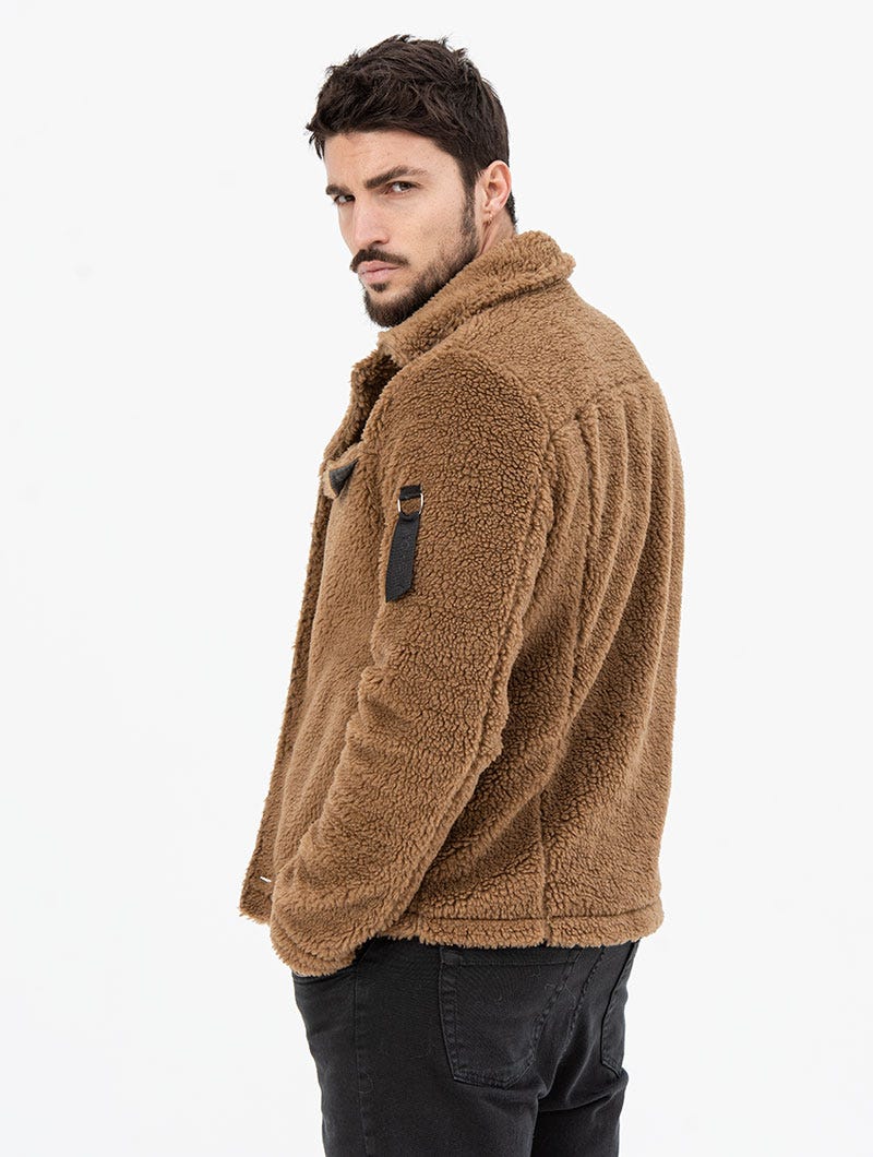 MIKE JACKET IN CAMEL