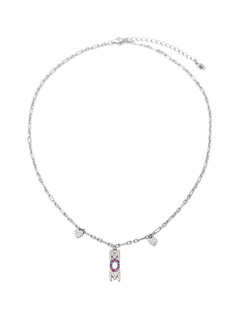 MOM COLLIER EN ARGENT AVEC PENDENTIF