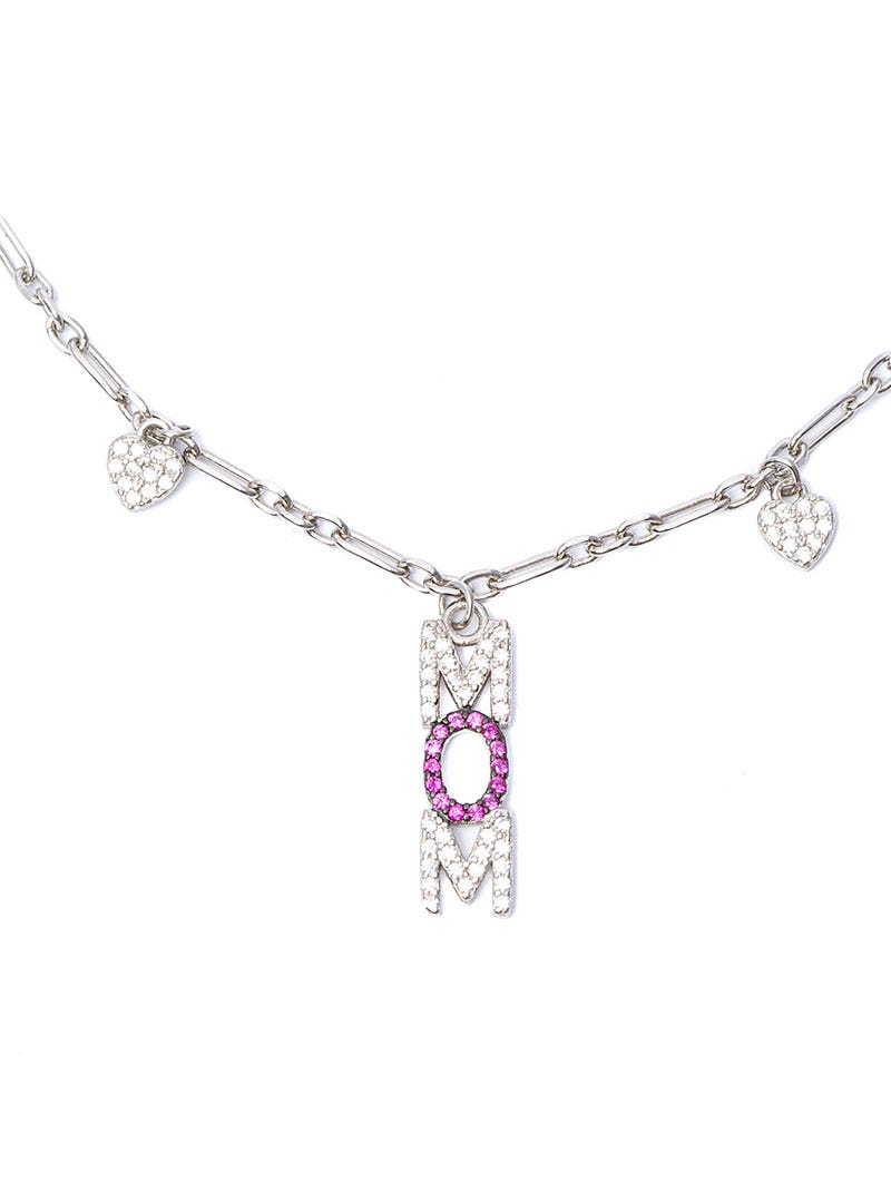 MOM COLLIER EN ARGENT AVEC PENDENTIF