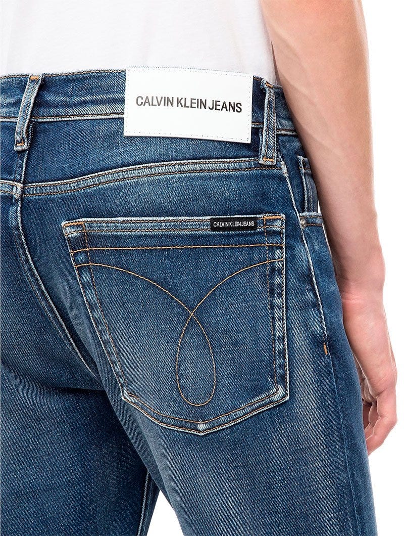 Calvin Klein Jeans, CKJ Denim Bralette, Denim Medium