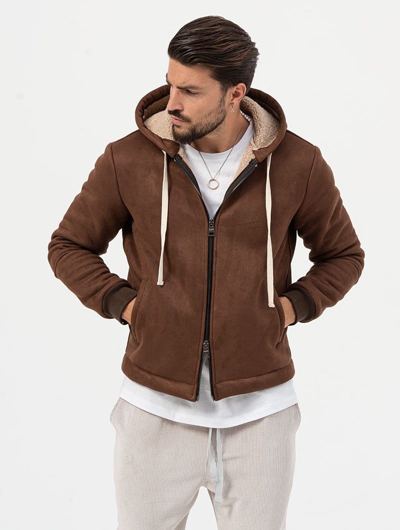 CHASE JACKET IN BROWN