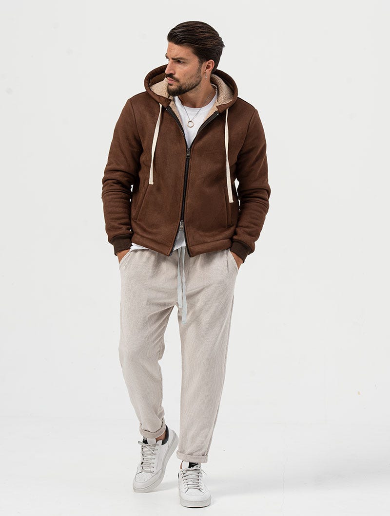 CHASE JACKET IN BROWN