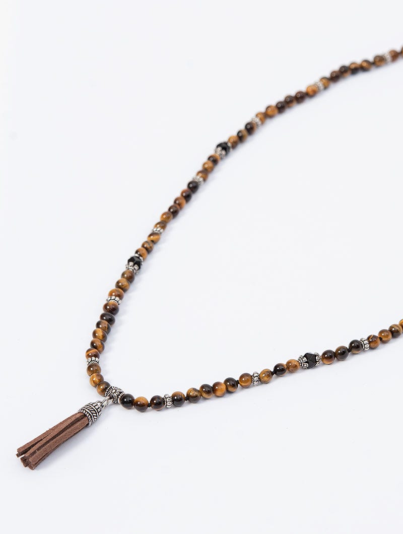 MUSAD NECKLACE IN BROWN
