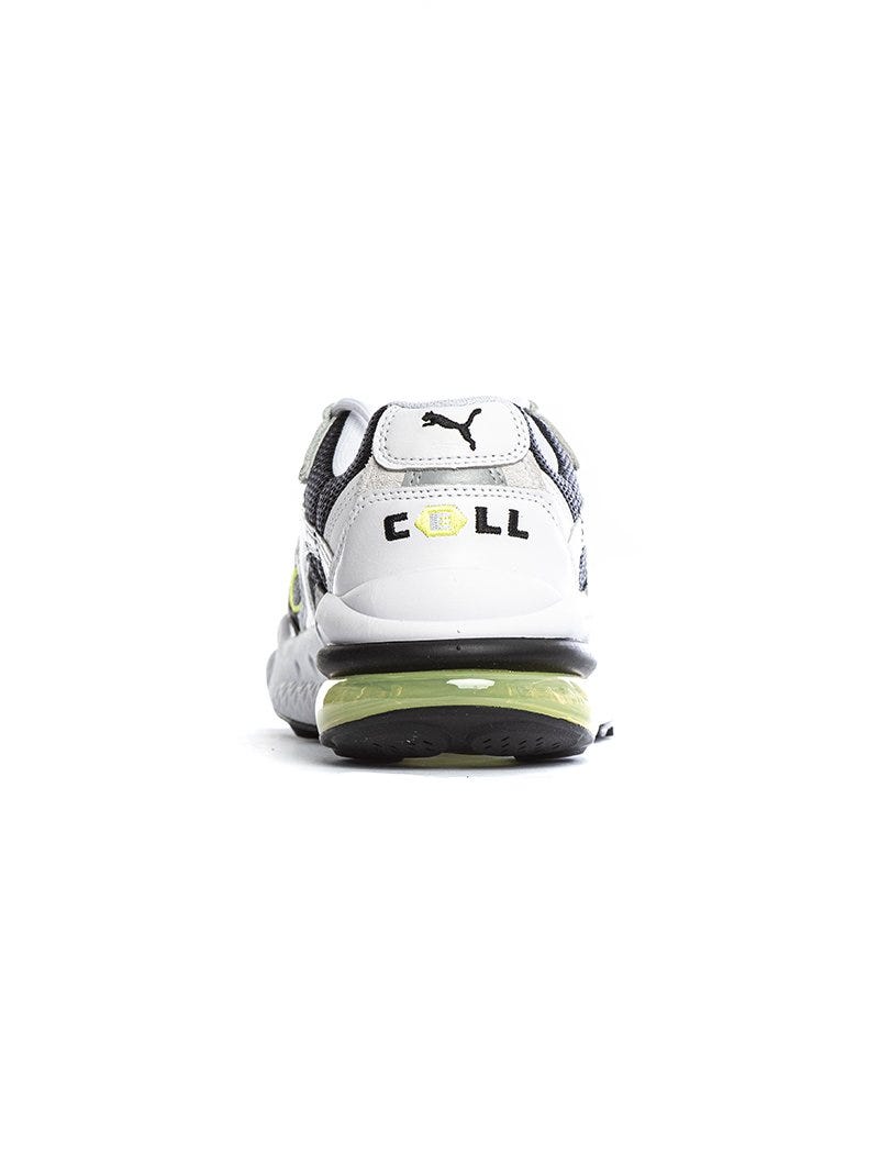 CELL VENOM HYPE PUMA SNEAKERS IN WHITE, BLACK AND YELLOW