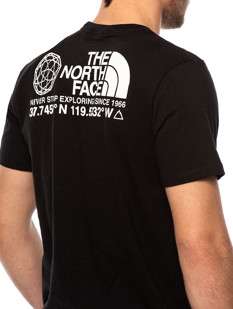 The North Face Coordinates Black & Neon T-Shirt