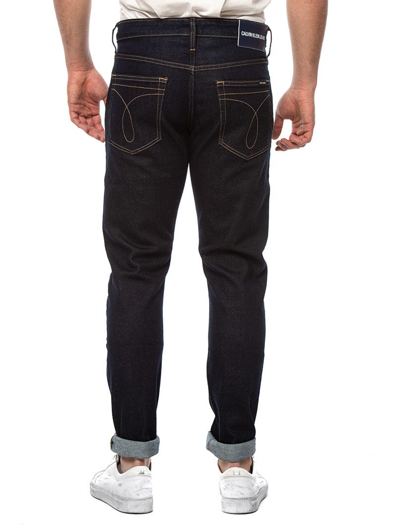 Jeans Super Skinny com Cintura Subida - Denim-Escuro · Calvin Klein Jeans ·  El Corte Inglés
