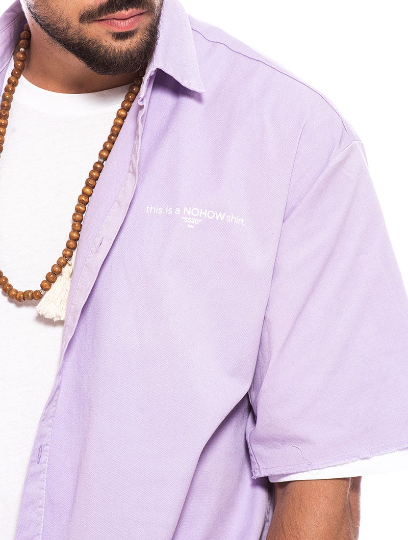 OWEN OVER SHIRT IN LILAC