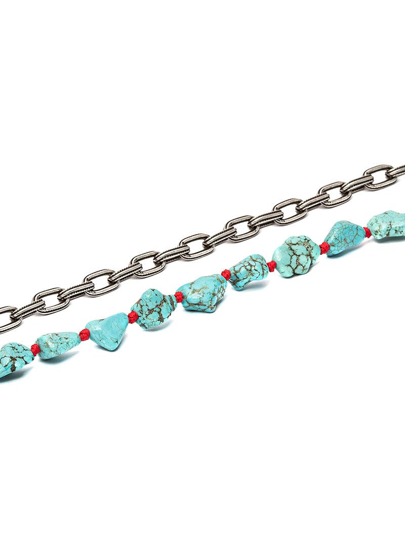 SAUL CHAIN IN TURQUOISE