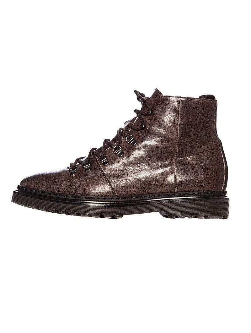 FERDY LEATHER BOOTS IN BROWN