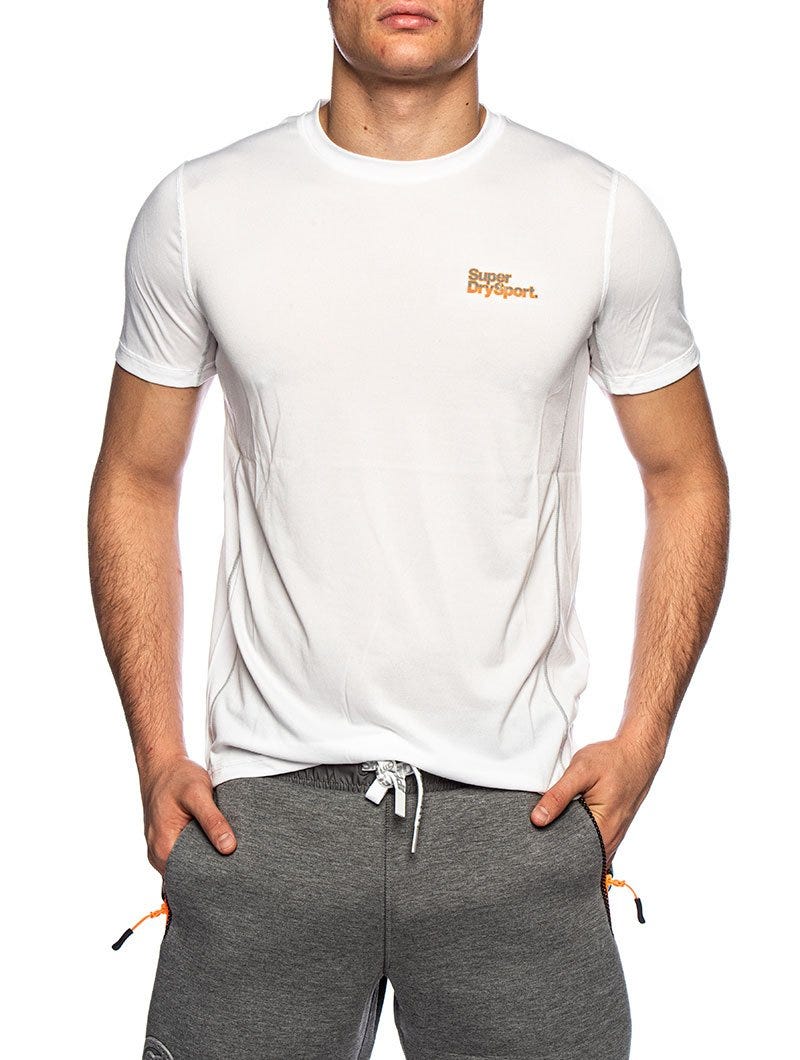 ACTIVE TRAINING S/S T-SHIRT IN WEISS