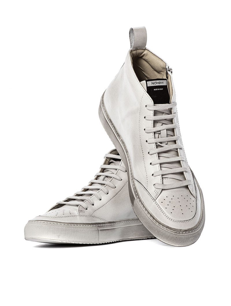 009 SNEAKERS ALTE BIANCHE