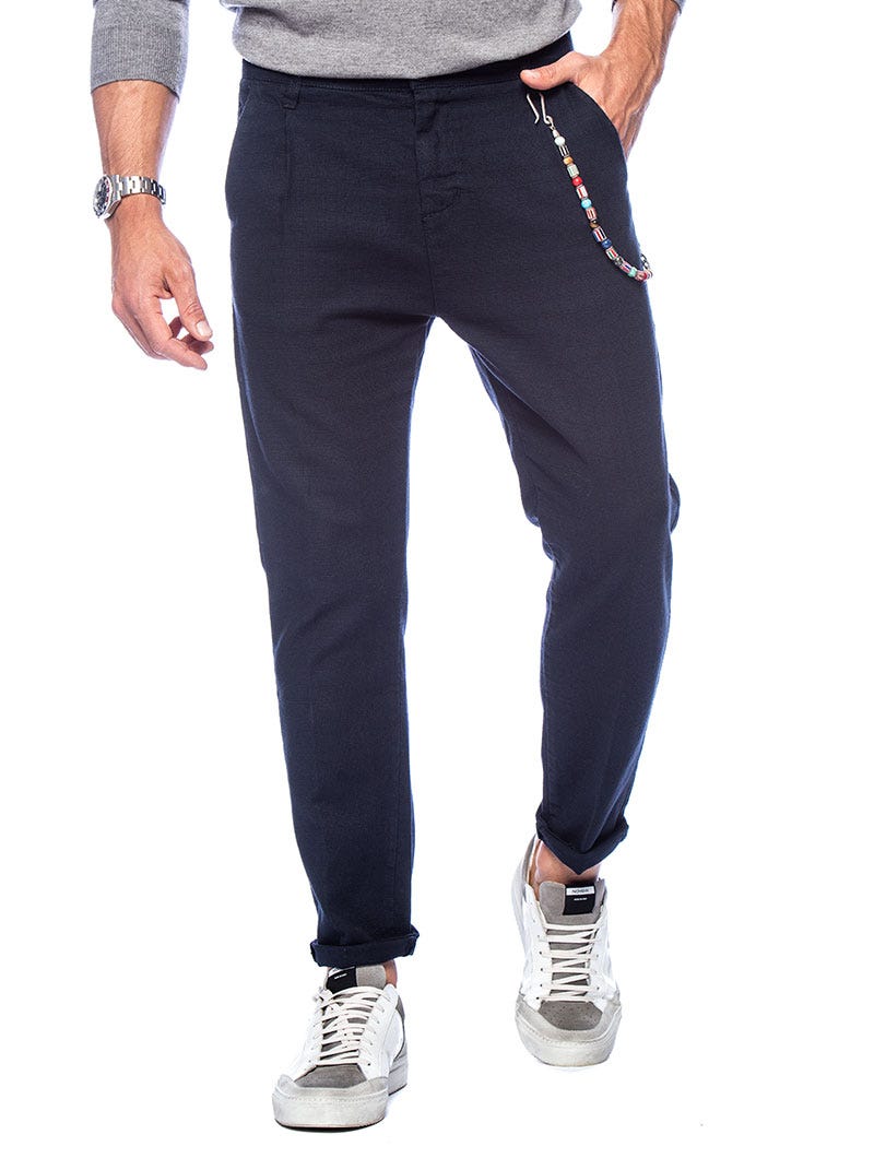 FRANK CASUAL PANTS IN BLUE