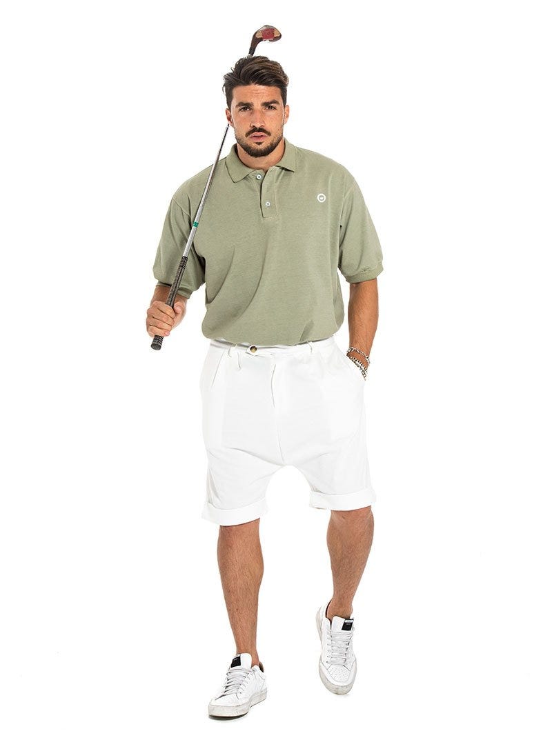 LANCE SHORT SLEEVED POLO IN GREEN