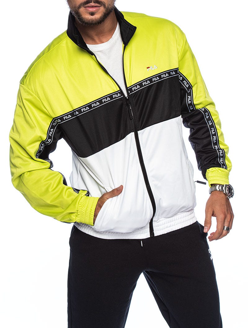 Mens fila track jacket best sale