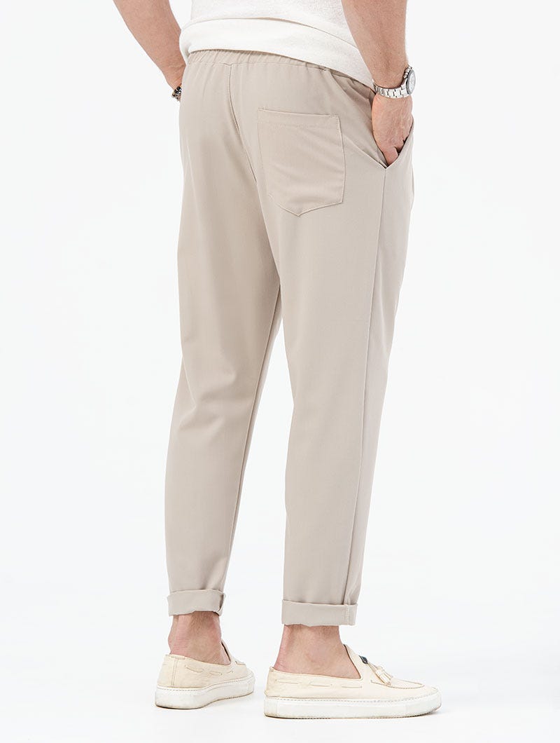 RON CASUAL PANTS IN BEIGE
