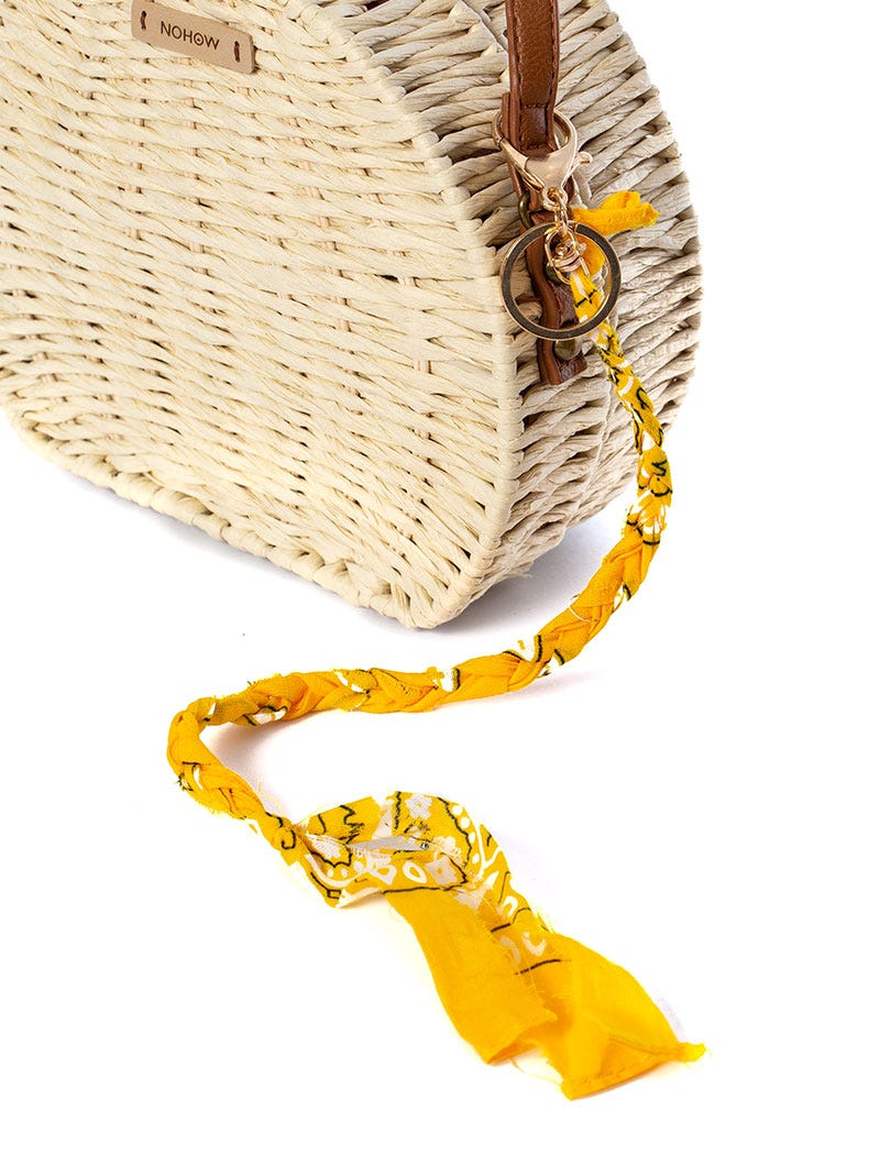 LUNA PORTE-CLÉS EN JAUNE