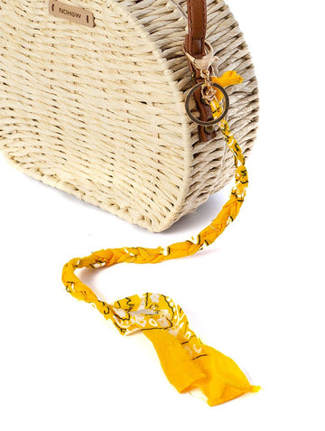 LUNA PORTE-CLÉS EN JAUNE