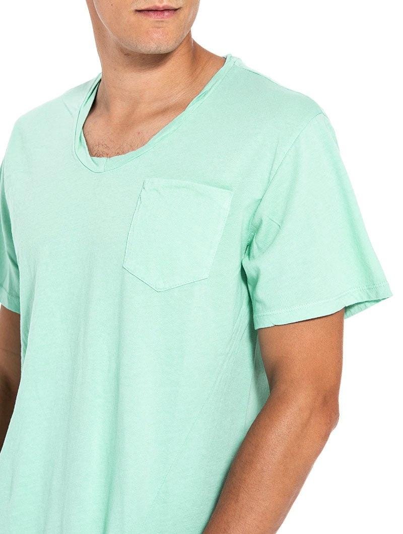 TAM POCKET T-SHIRT IN TURQUOISE