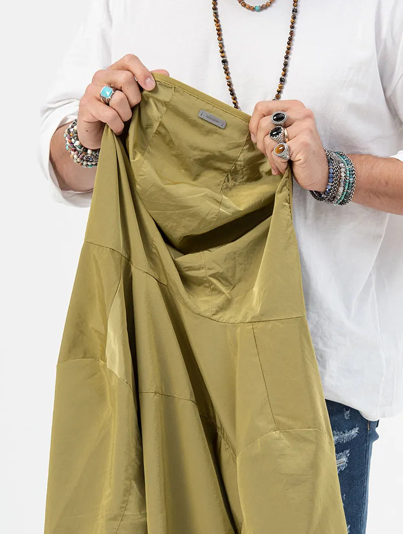 JACKSON REVERSIBLE JACKET IN LIME AND BROWN